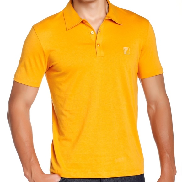 Versace Collection Other - NWT Versace Collection Orange Cotton Polo Medium
